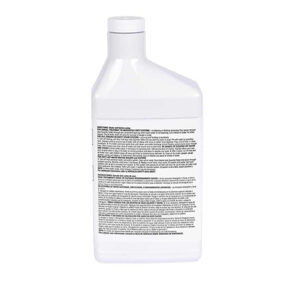Hercules 32 Oz. Heating System and Boiler Cleaner with Silicone