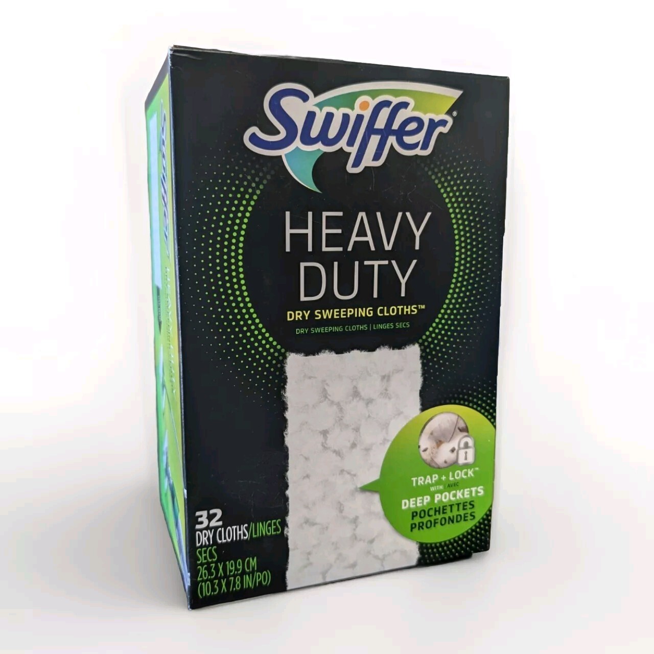 Swiffer Heavy Duty Dry Sweeping Pad Clothes 32 Count New Unopened Deep Pockets