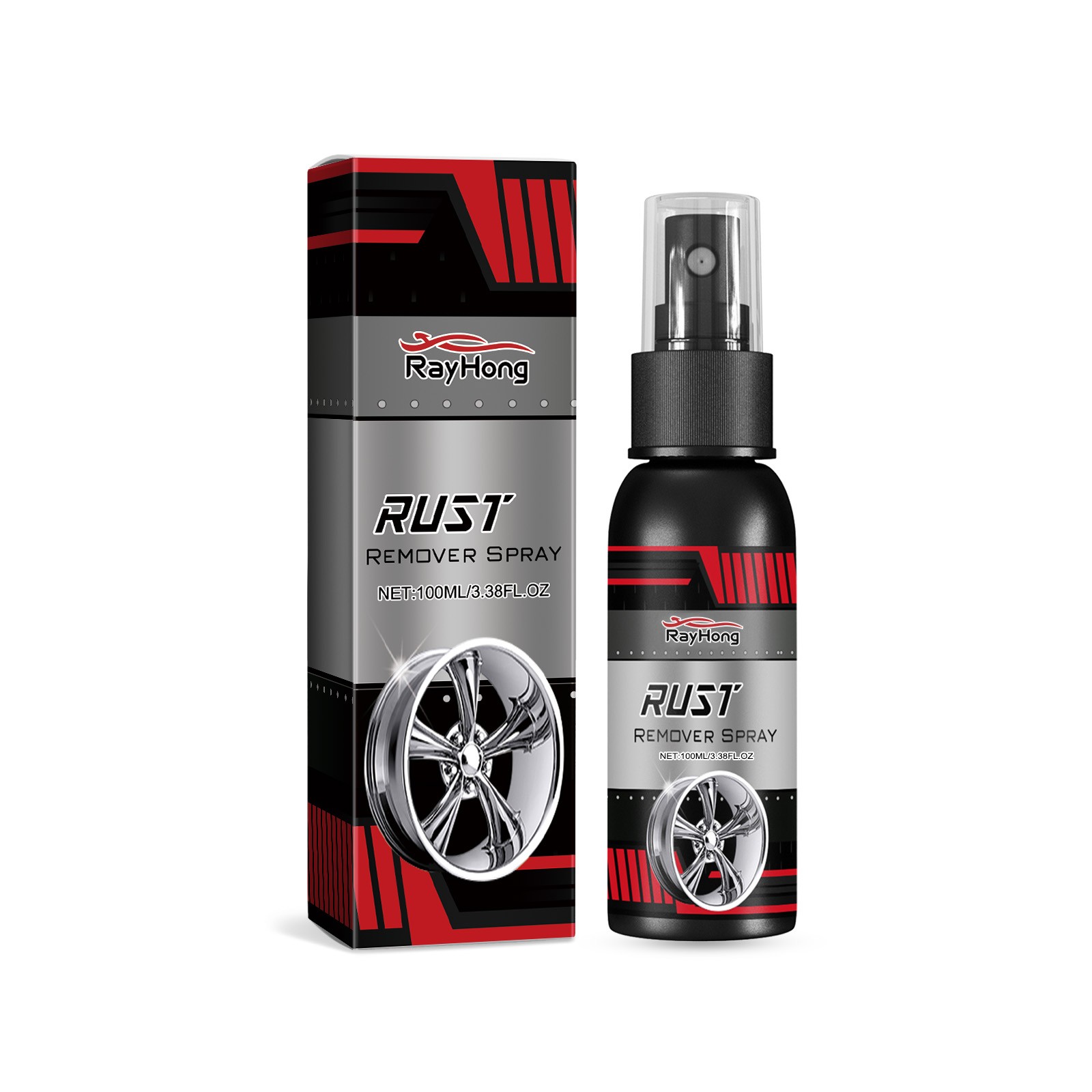 Car Wheel Rust Remover Brake Dust Iron Fallout Cleaner Detailing Spray