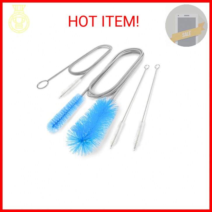 Bozenu Flexible Drain Brush, 66 Inch Long Double Ended Hose Pipe and 58 Inch Tub