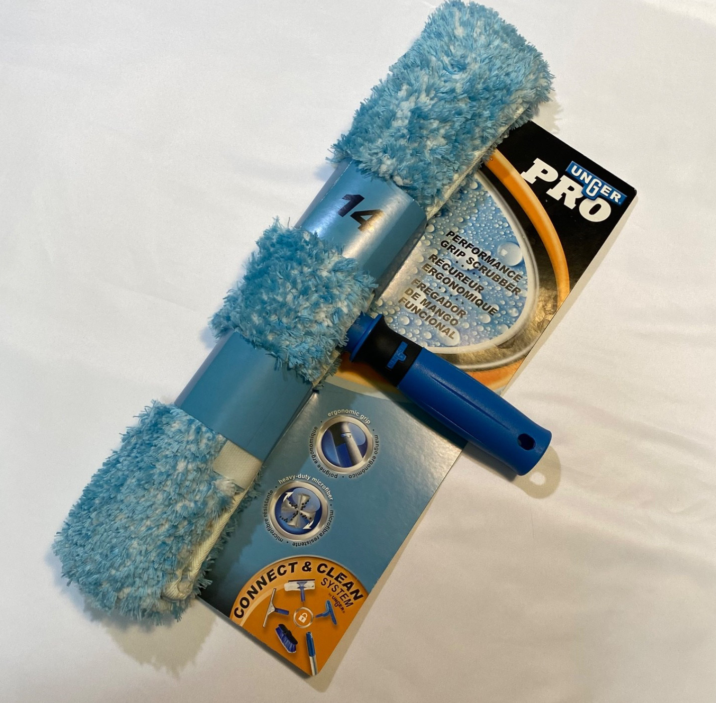 Unger Pro Professional Performance Grip Window Scrubber 14″ NEW!