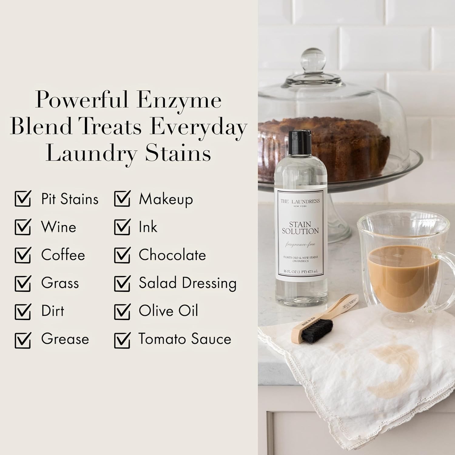 16oz Biobased Stain Remover – Triple Enzyme Treatment for Tough Laundry Stains