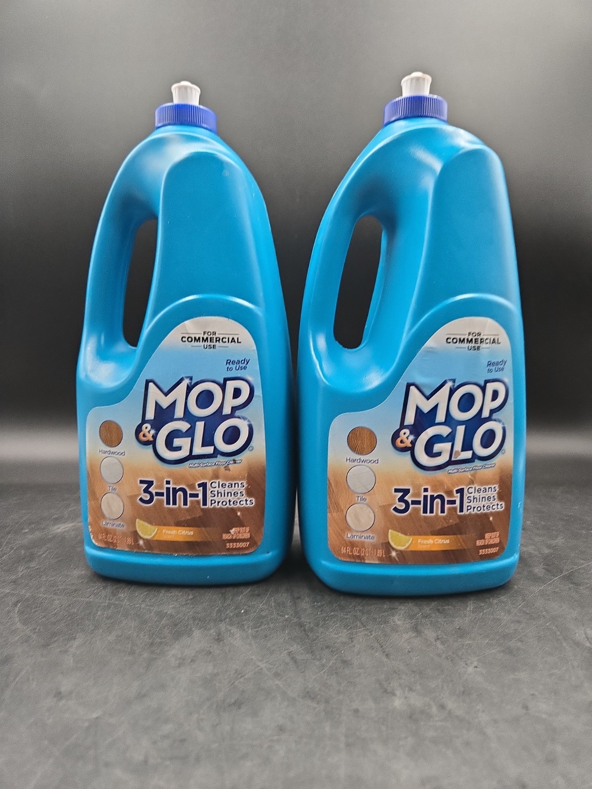 2 PK Professional Multi-Surface Floor Cleaner, Fresh Citrus Scent, 64 Oz