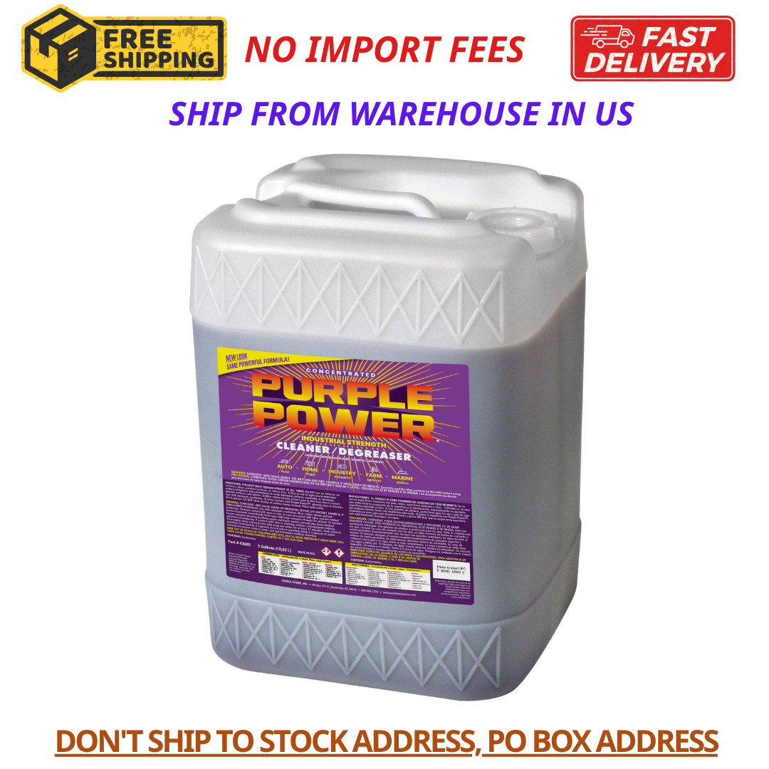 Purple Power Industrial Strength Cleaner and Degreaser, 5 Gallon