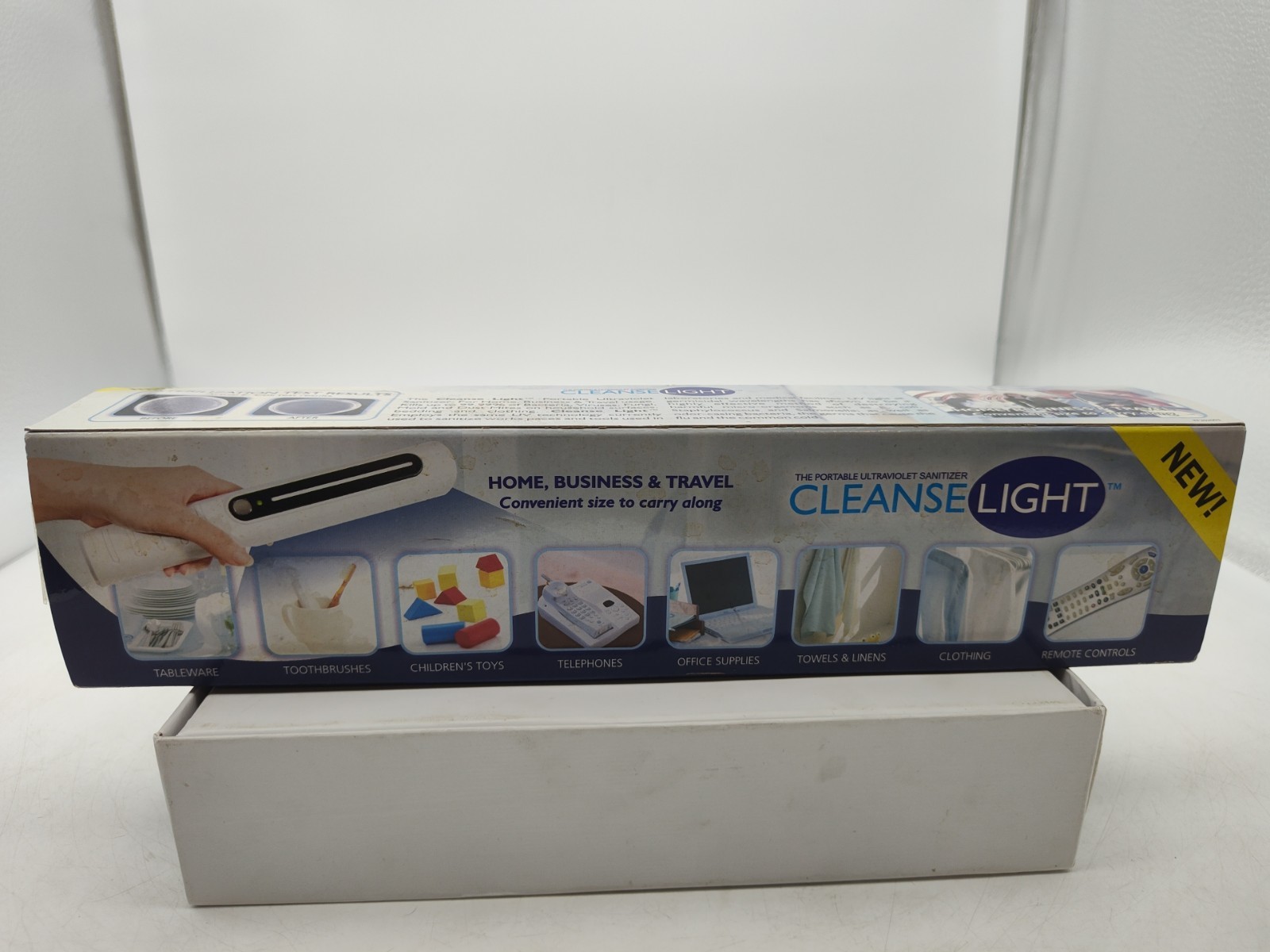 Cleanse Light-Ultraviolet Sanitizer-Home/Business/Travel-Bacteria/Mold/Fungi-NEW