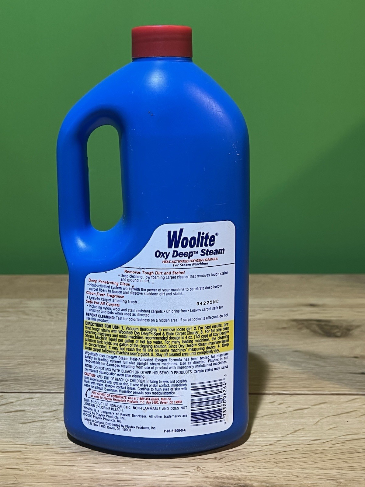 Woolite Oxy Deep Steam Carpet Cleaner 40oz 2003 Opened 90% Full