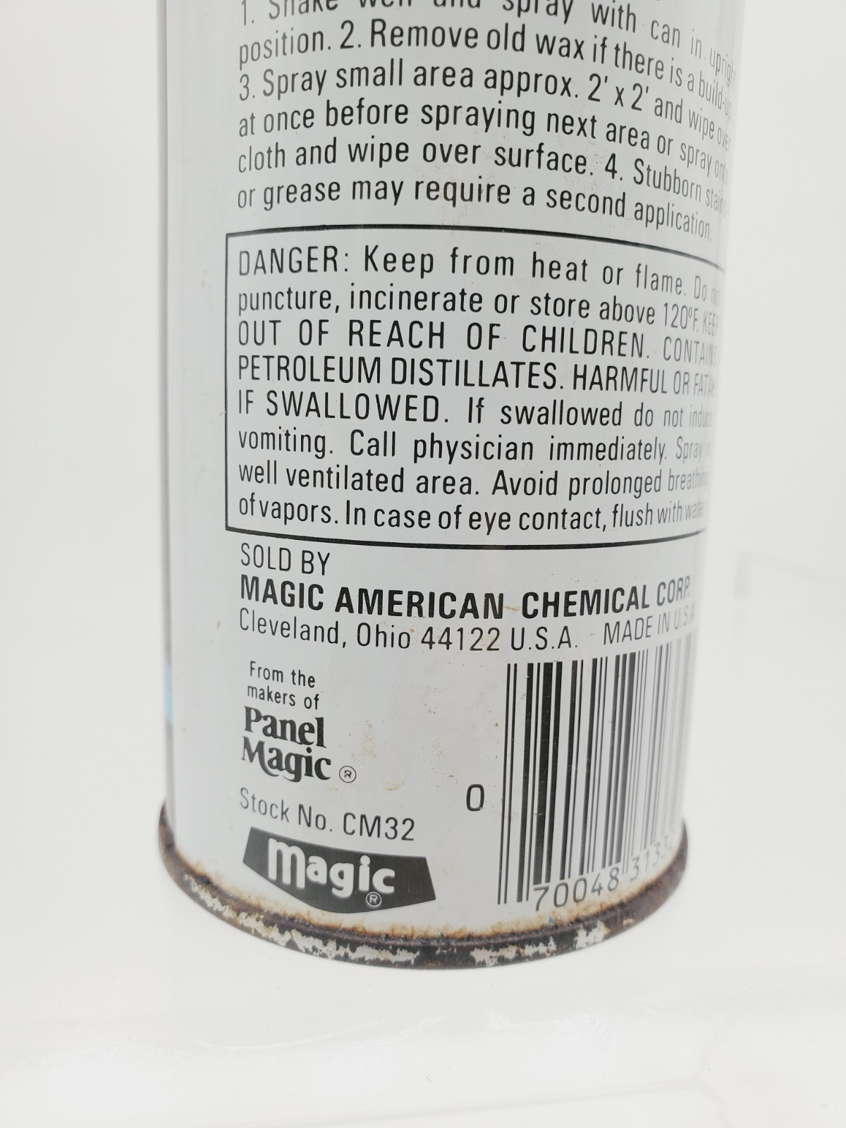 Lot Of 2 Vintage Orginal Cabinet Magic Wood Cleaner 13oz Aerosol