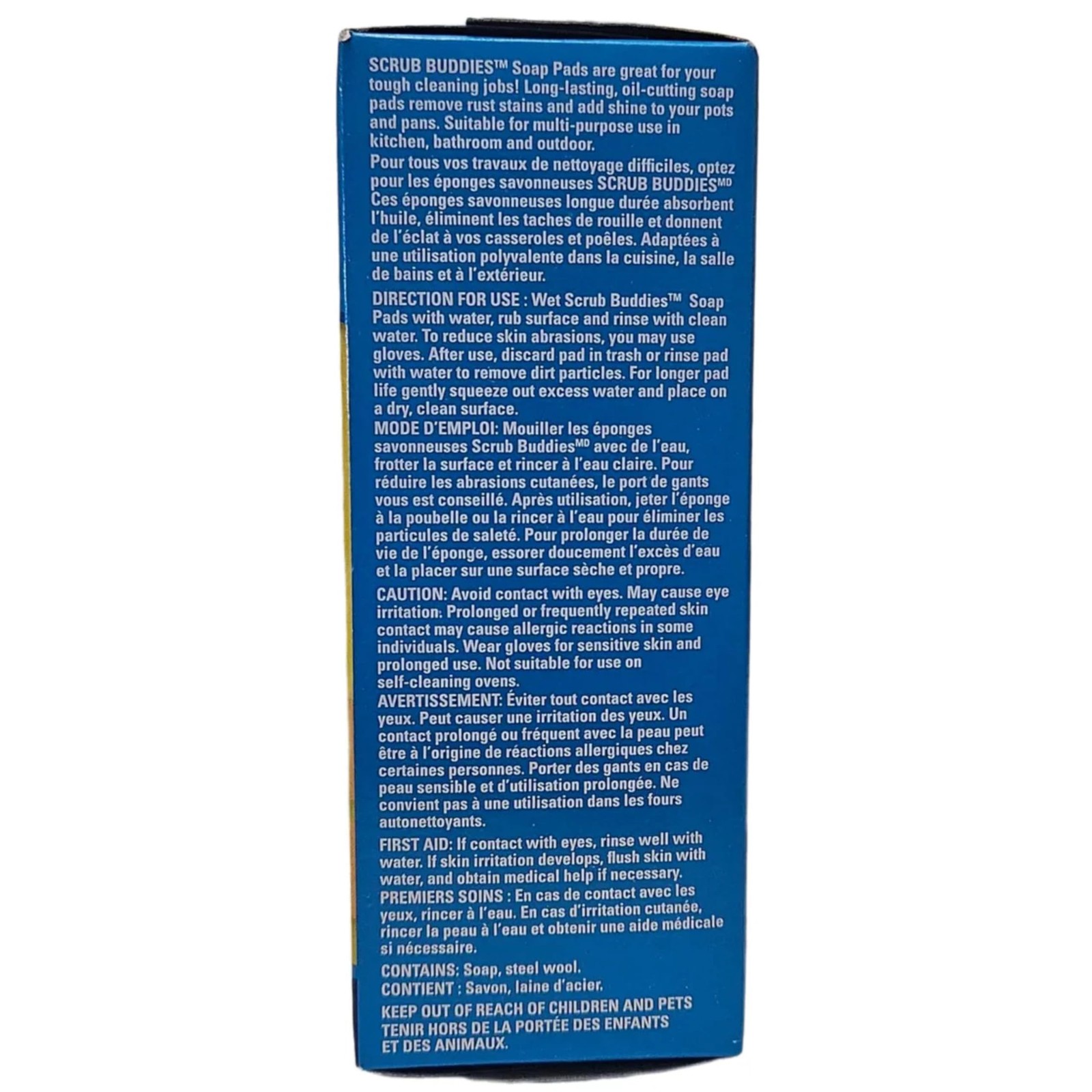scrub buddies Bathtub Cleaning Soap Pads, 10 Count, Blue