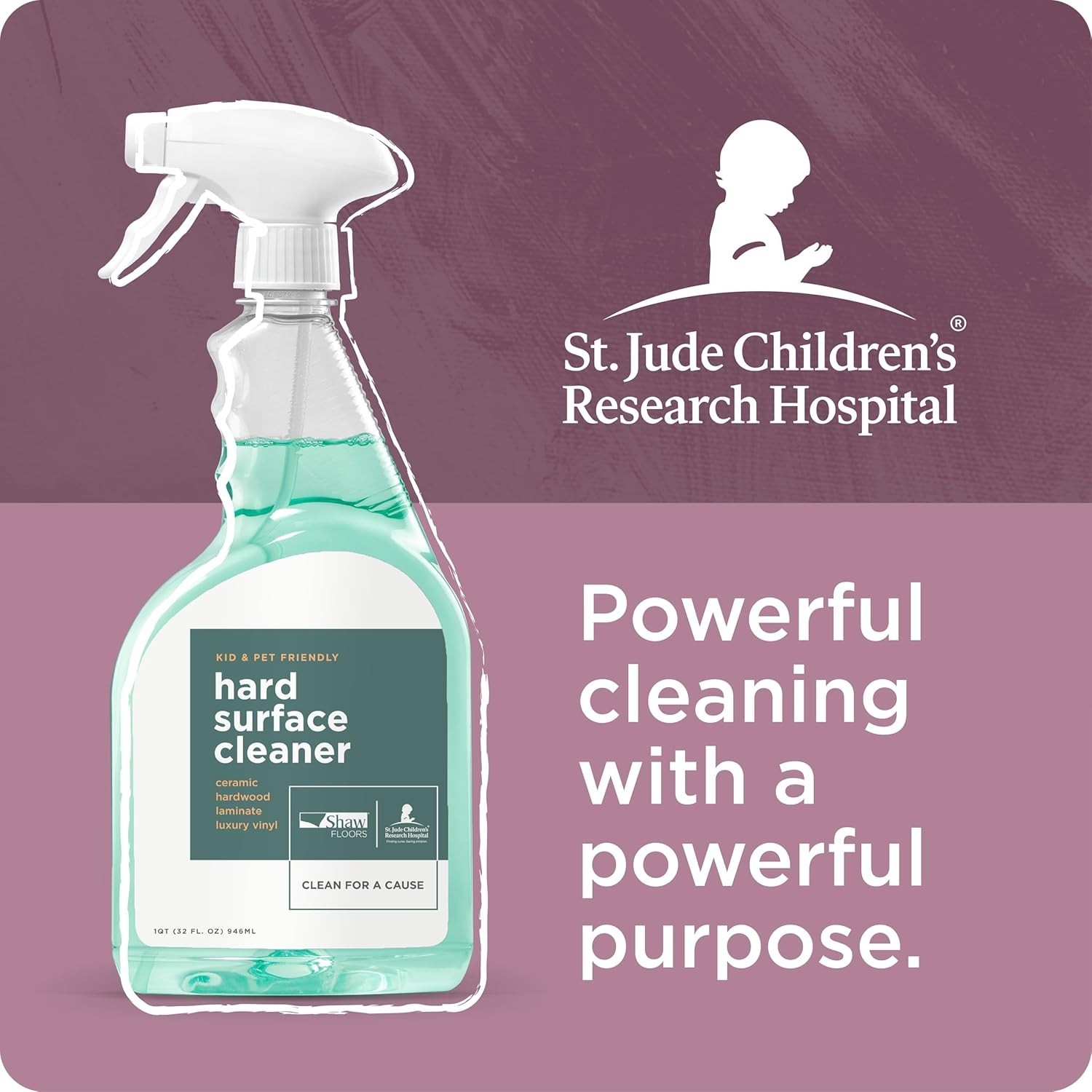 Shaw Floors St.Jude Hard Surface Floor Cleaner Spray- 32 Fl Oz (Pack of 3)