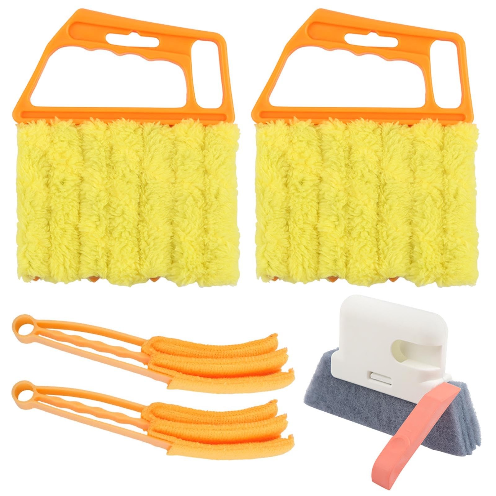 Window Blind Cleaning Set – 5 Washable Dusting Tools for Home & Office