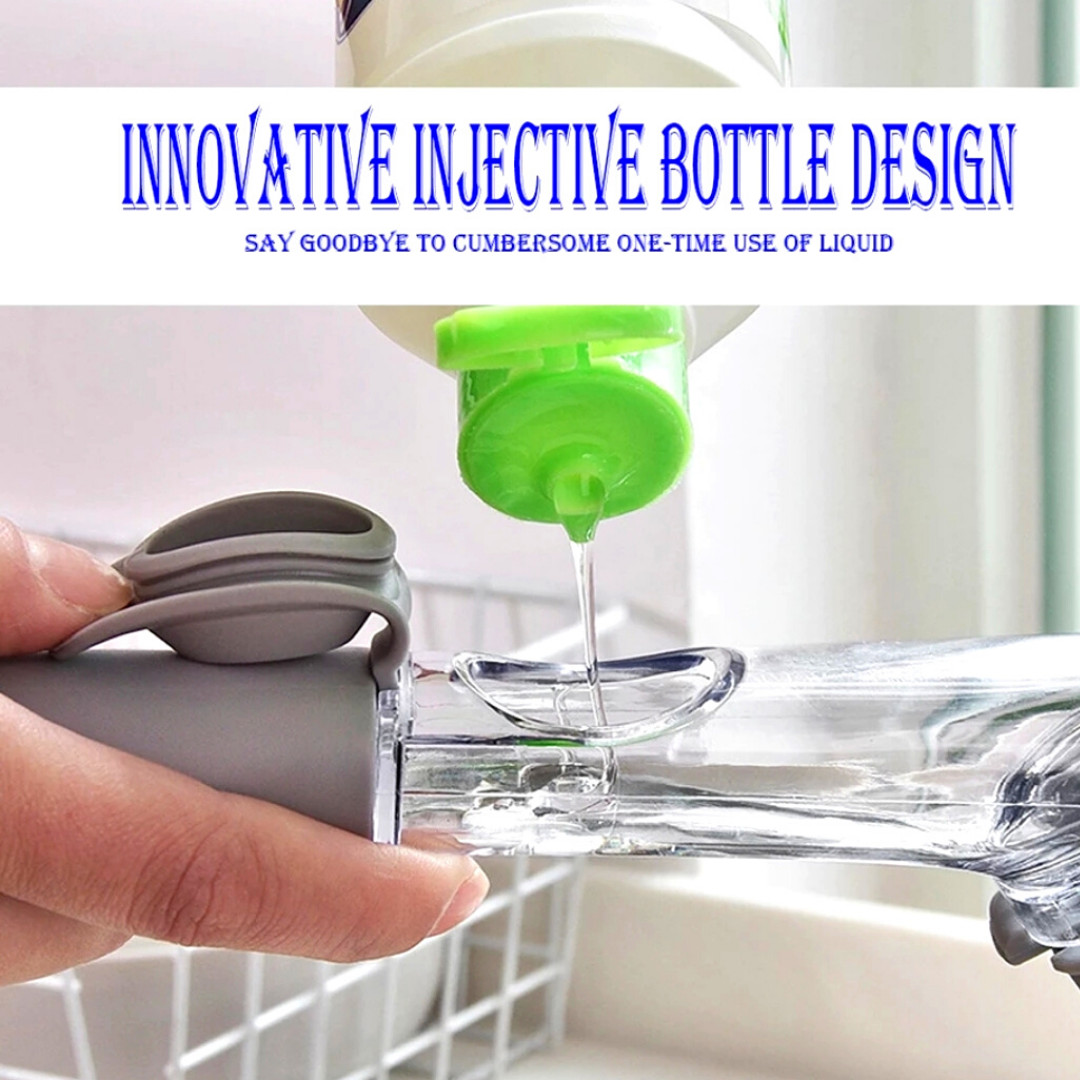 Dispensador de Jabon Herramienta para Lavar Fregar Platos Limpieza de cocina