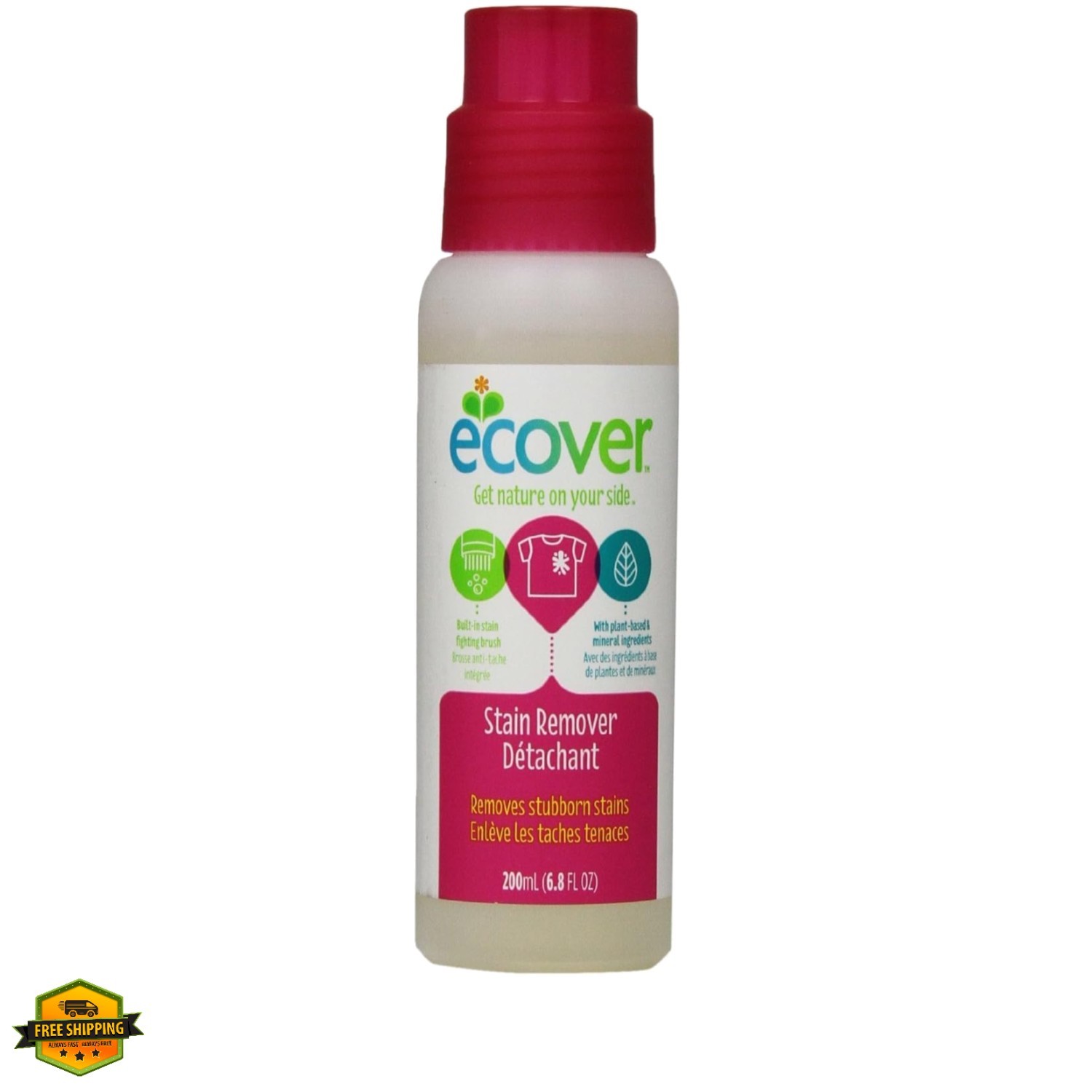 Ecover Stain Remover, 6.8 Ounce
