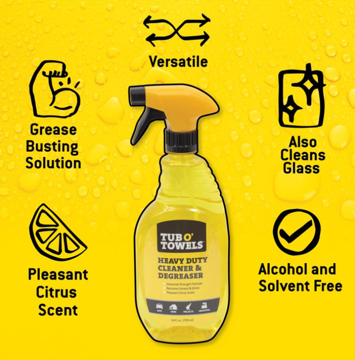 Tub O’ Towels Heavy Duty Cleaner And Degreaser