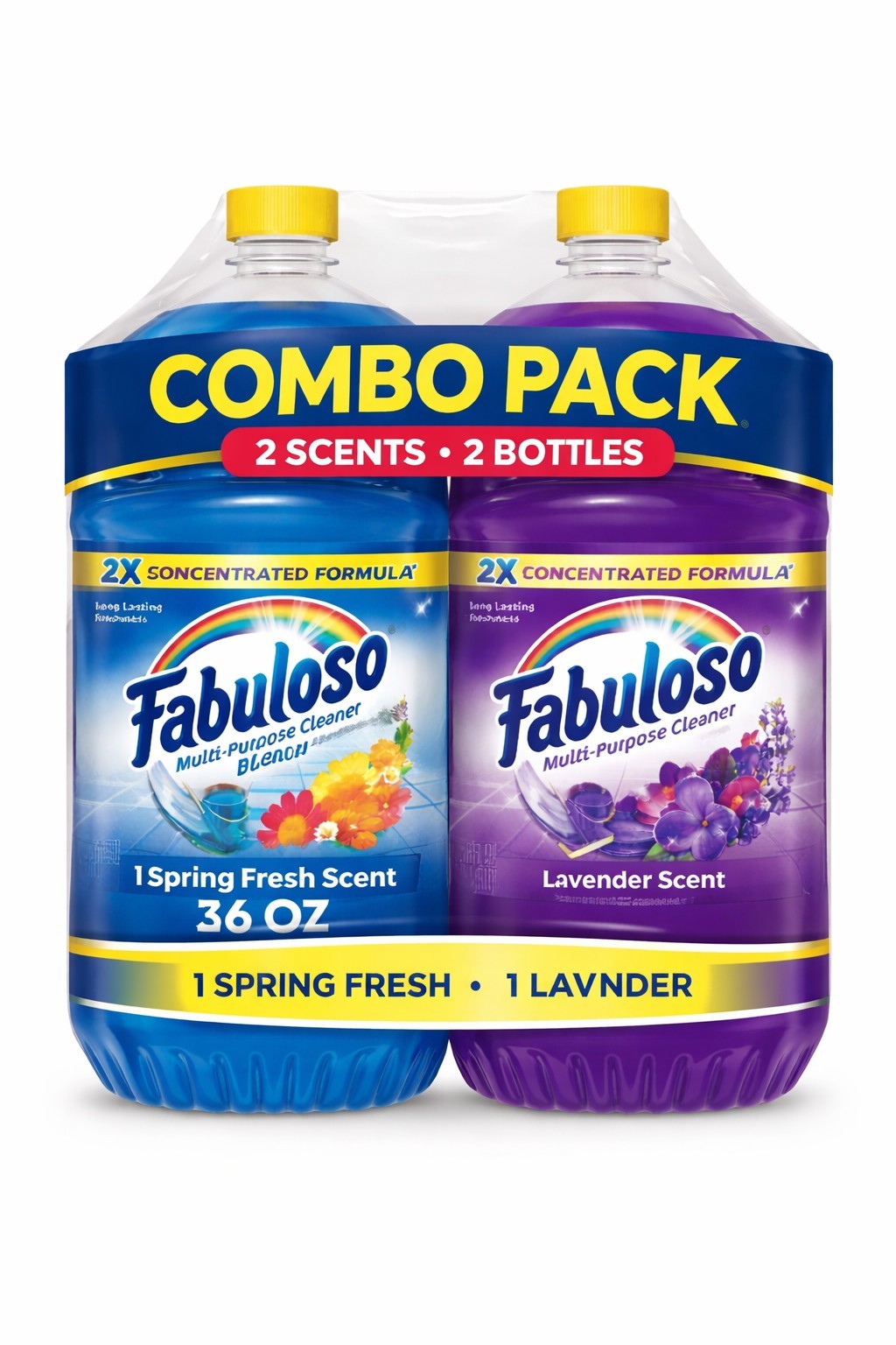 Fabuloso Multi-Purpose Cleaner Combo Pack 56 fl oz (1 Lavender + 1 Spring Fresh)