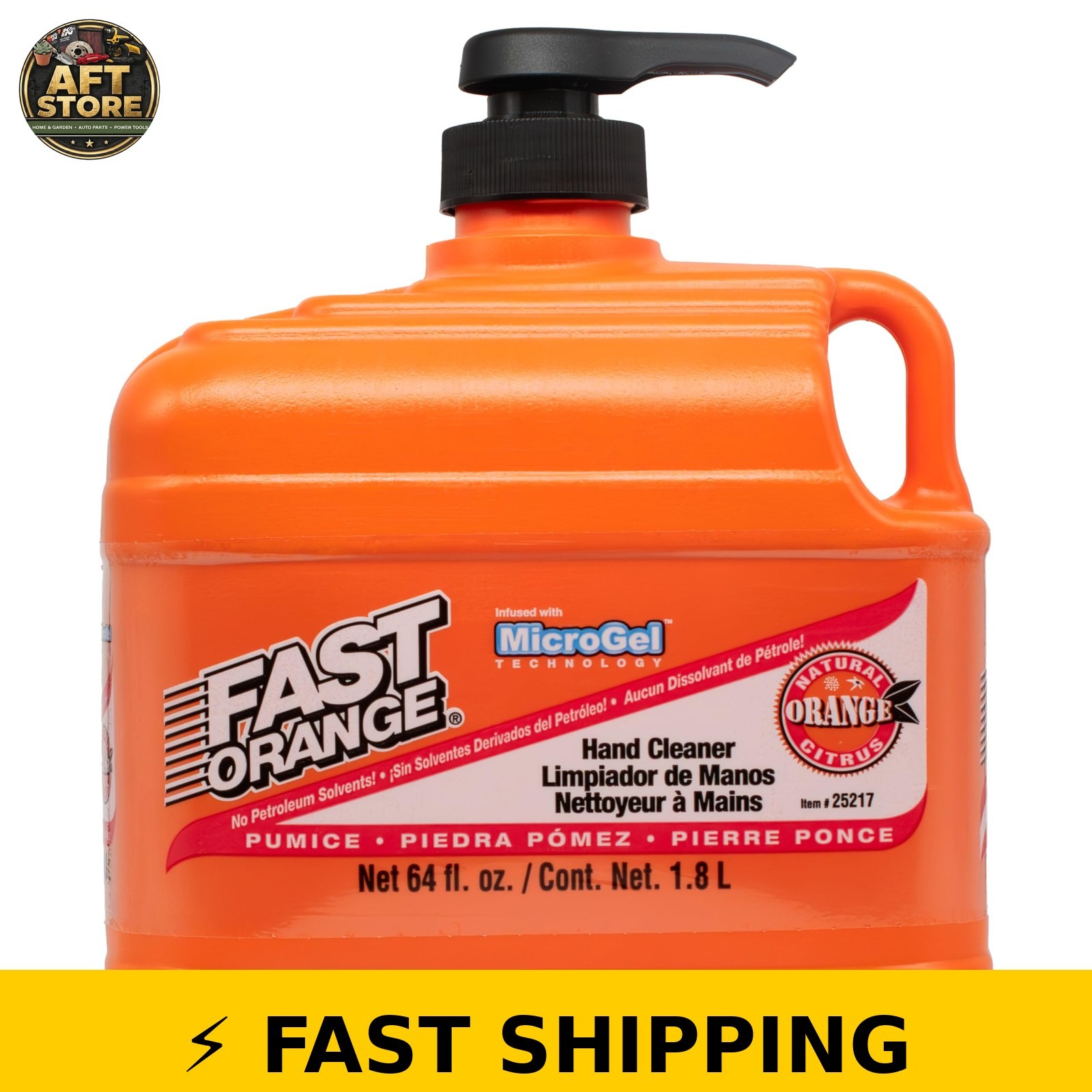 Fast Orange Permatex 25217 Pumice Lotion Heavy Duty Hand Cleaner 64 Fl Oz