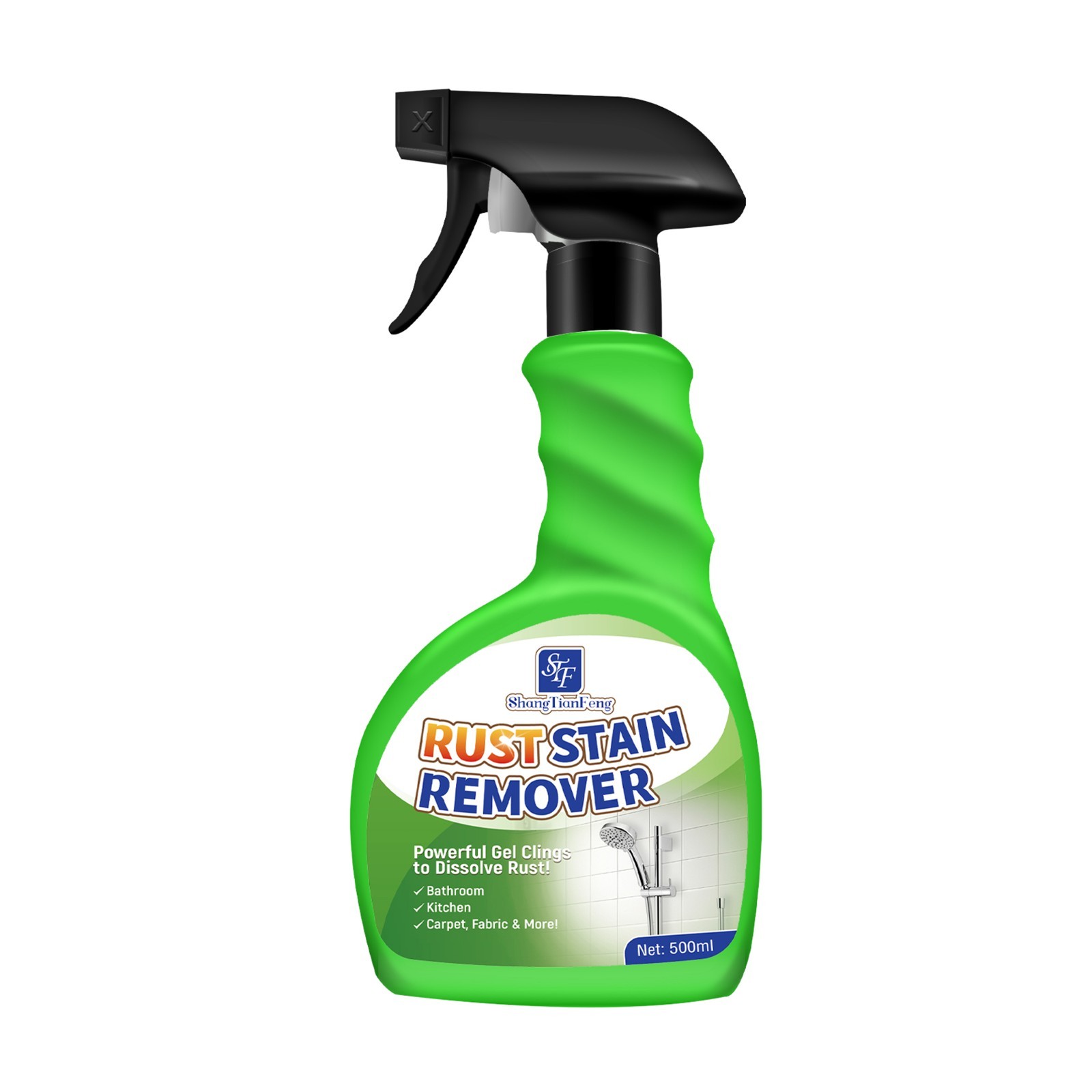 2026 Upgraded Rust Limescale Remover Spray, Fast Stain Dissolve, Safe Multi-Surf
