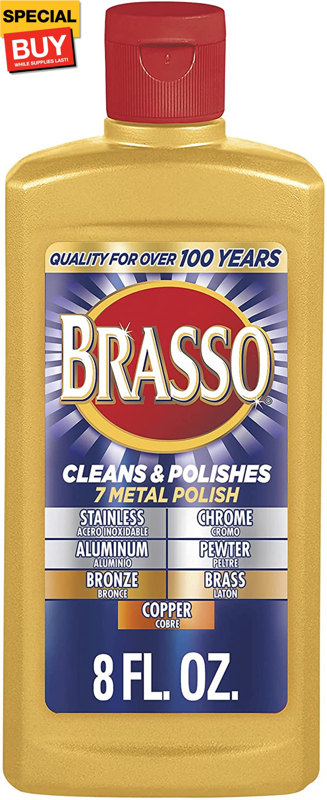 -2660089334 Multi-Purpose Metal Polish, 8 oz