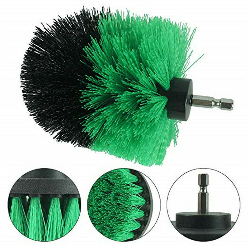3-Pack Brush Set Power Kit Scrubber Drill Attachments For All type of Cleaning
