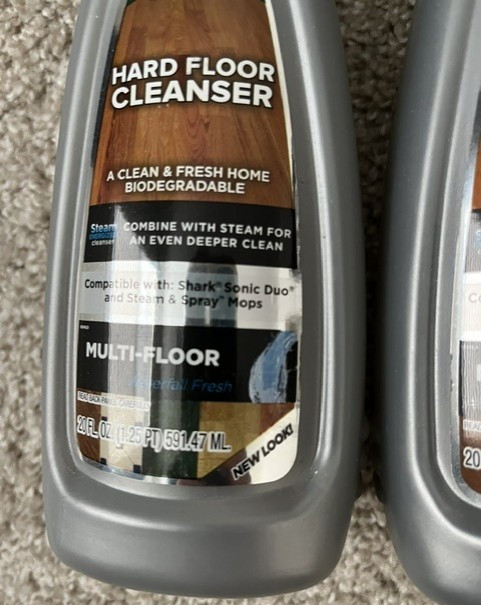 Two Lot of Shark Hard Floor Cleanser Multi-Floor 20oz Waterfall Fresh New