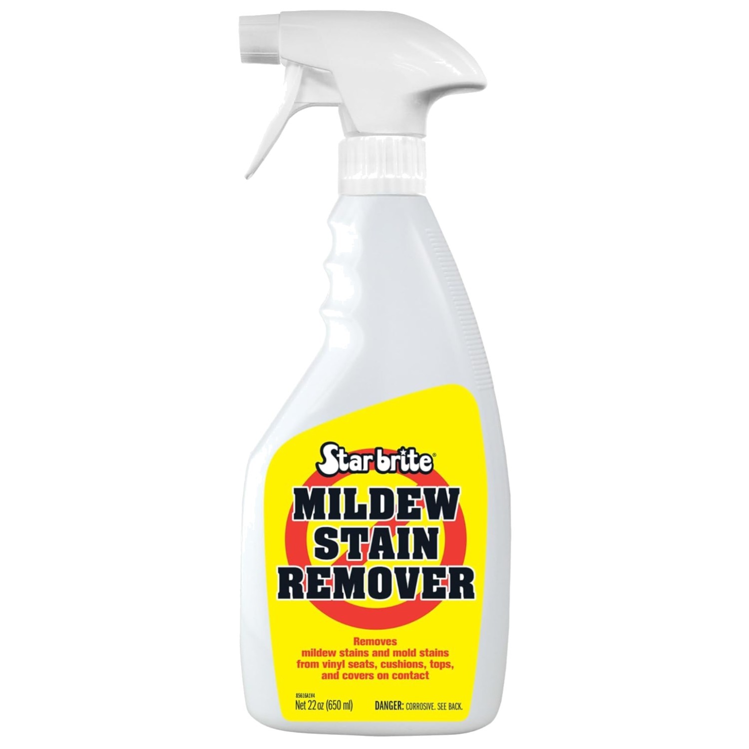 Triple-Action Mildew Stain Remover – Effective for Fiberglass and Vinyl Surfaces