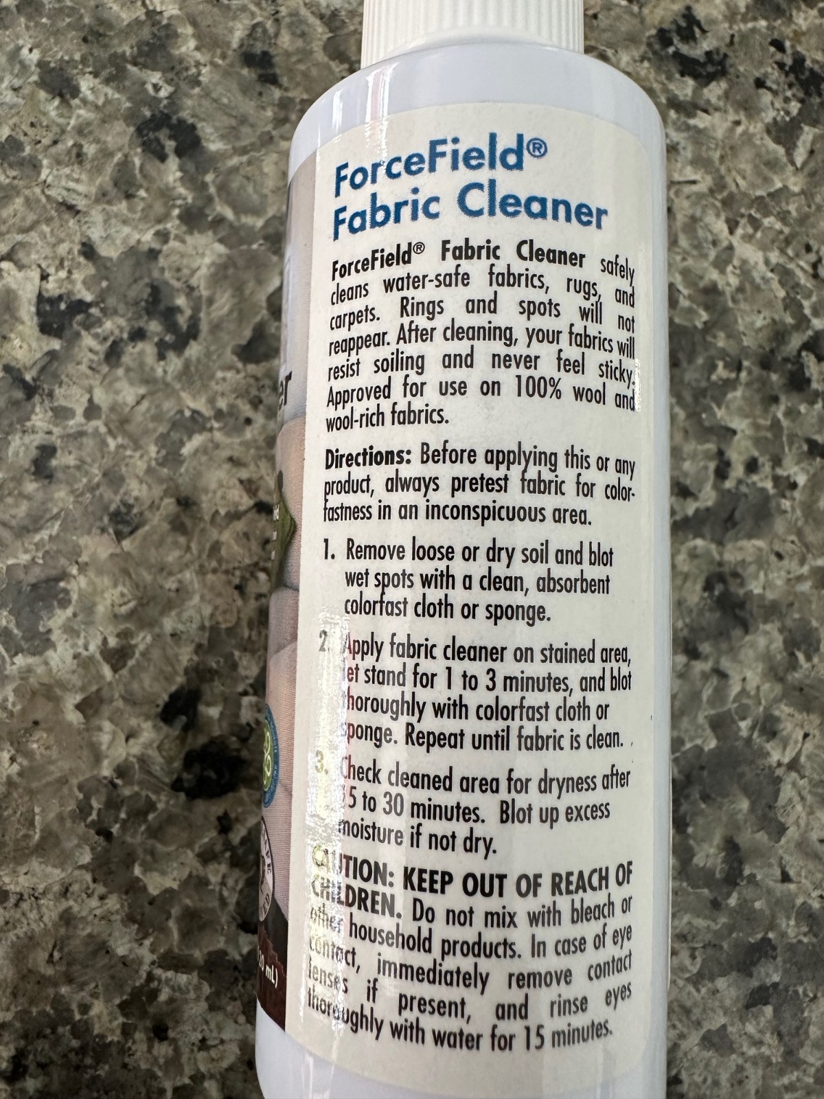 ForceField Professional Strength Fabric Cleaner Stain Remover – Two 4oz Bottles