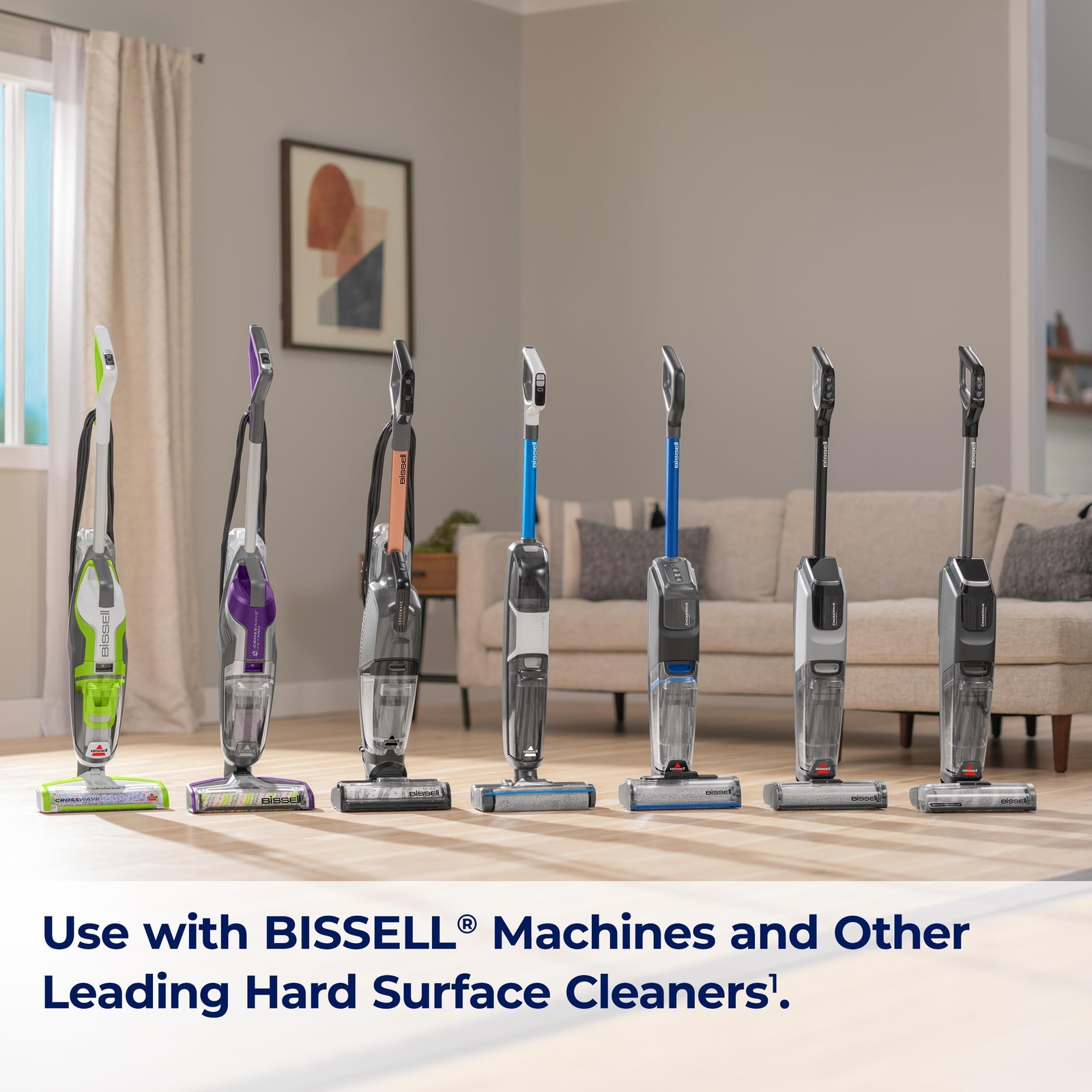 Bissell CrossWave & SpinWave Wood Floor Cleaning Formula, 32 oz, Dissolves Di…