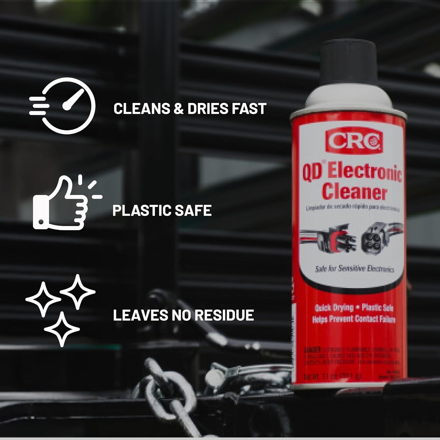 Electronic Contact Cleaner Spray Best Quick Drying Fix CRC QD Corrosion Debris11