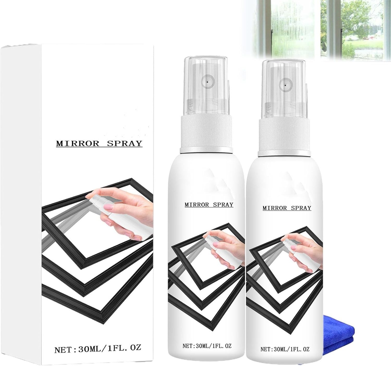 Reflective Window Spray, Window Spray for Home and Car, Glass Reflective Coating
