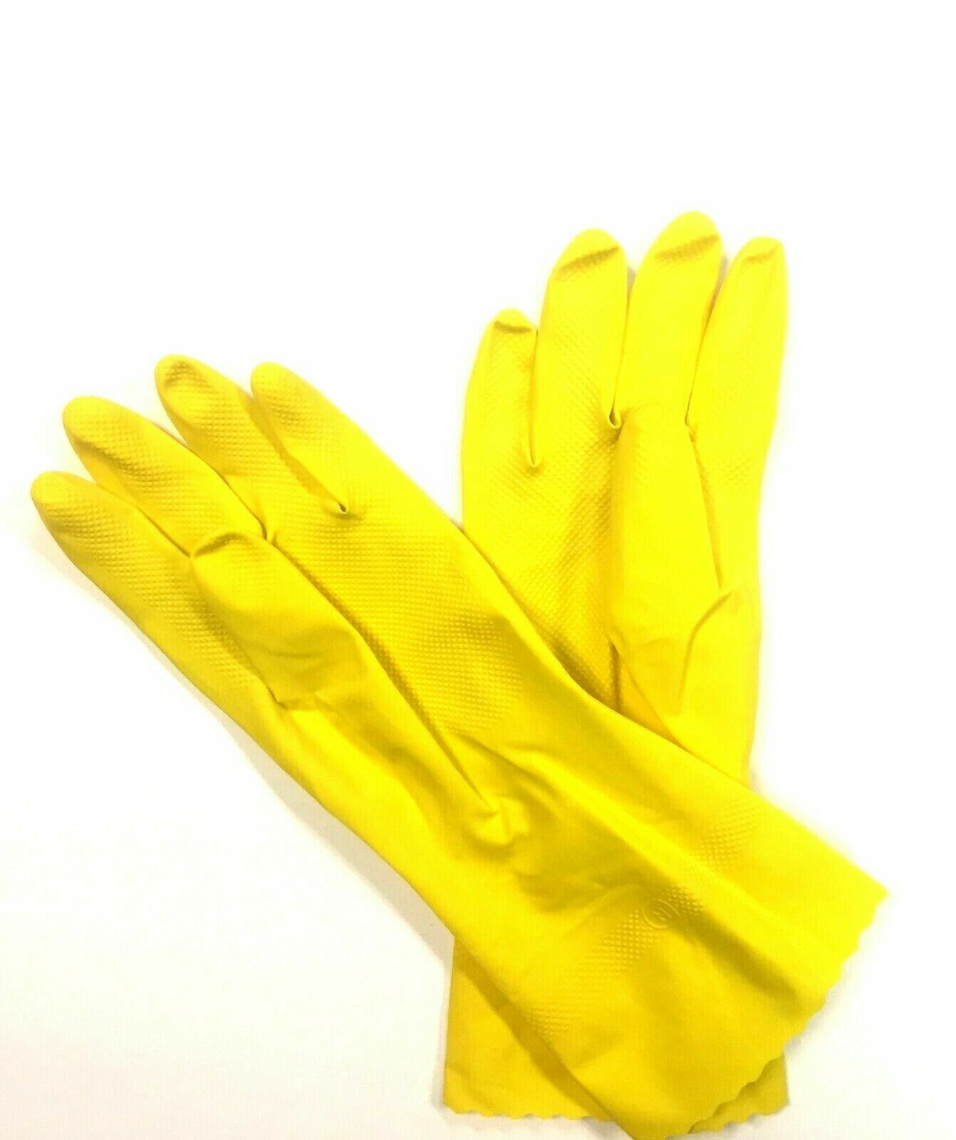 1 Pair Dishes Washing Gloves Latex Rubber S M L XL Dish cleaning NGL