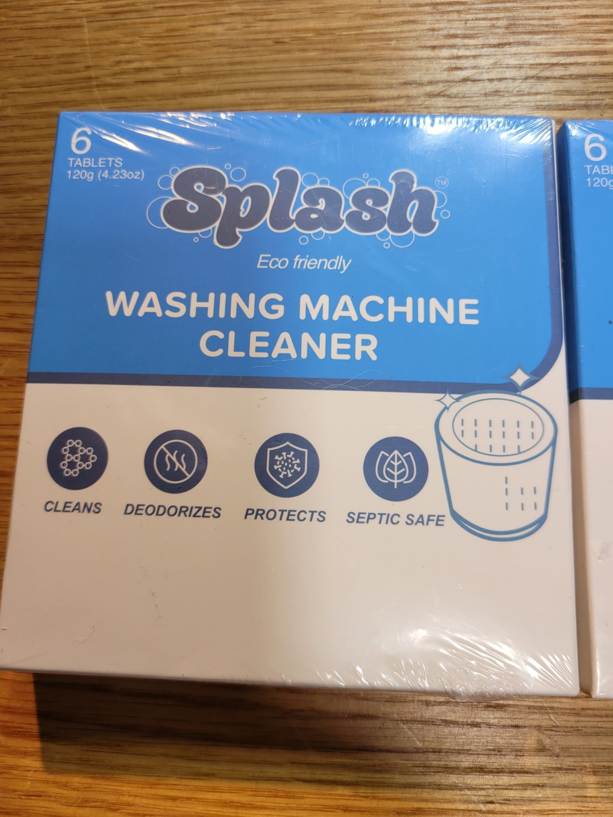 Splash Spotless Washing Machine Cleaner Tablets Deep Cleaning Formula Lot of 2