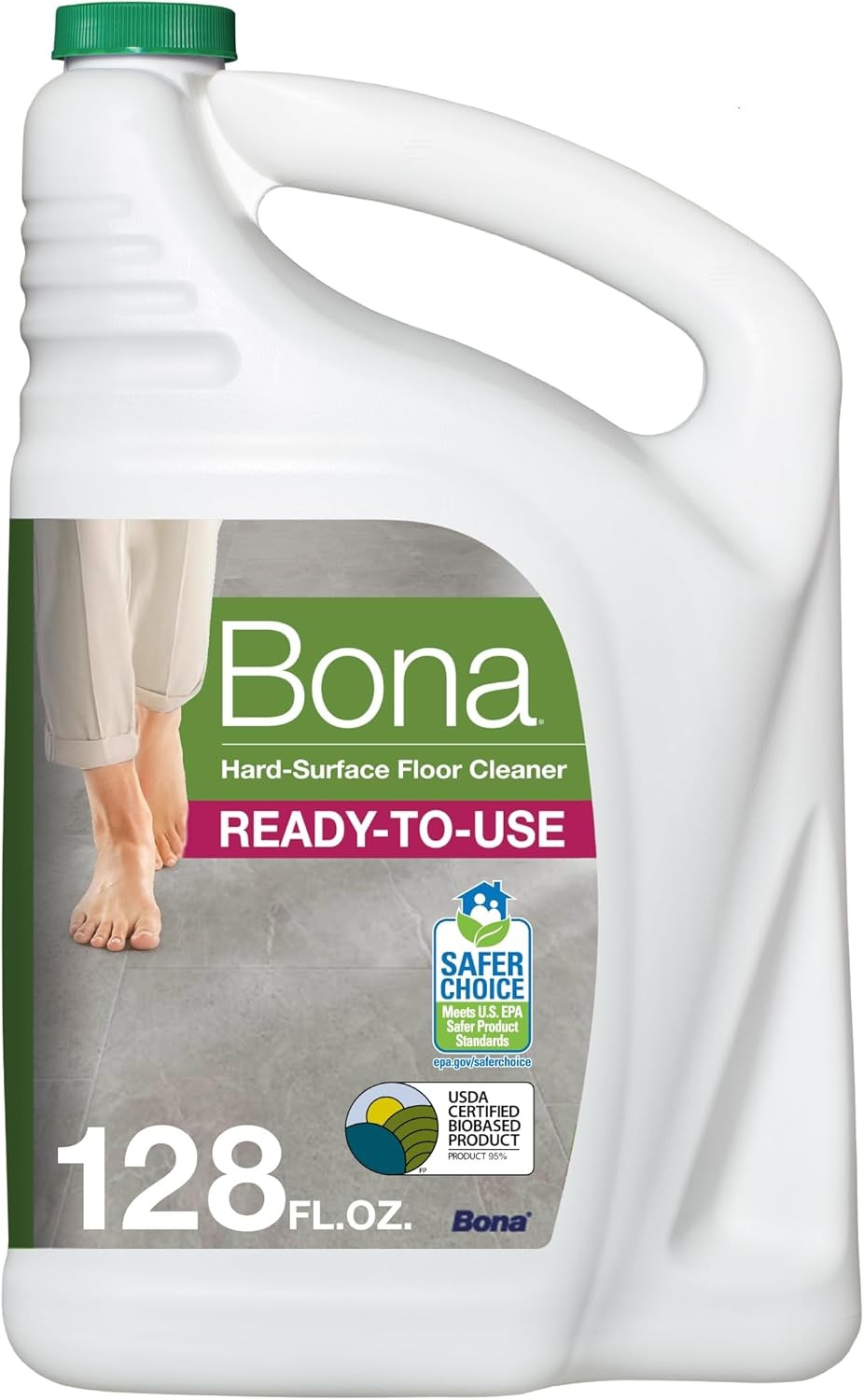 Bona Multi-Surface Floor Cleaner Refill 128oz Unscented Spray Mop Solution