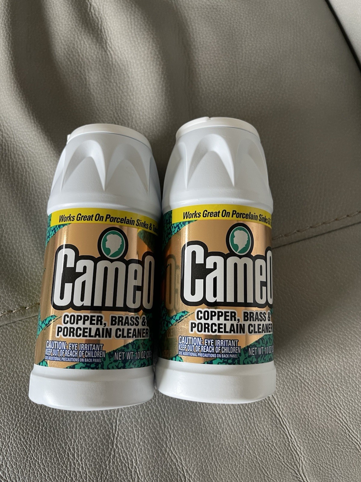 (2)CAMEO Copper Brass Porcelain Powder Cleaner 10 Oz No Phosphorus Discontinued