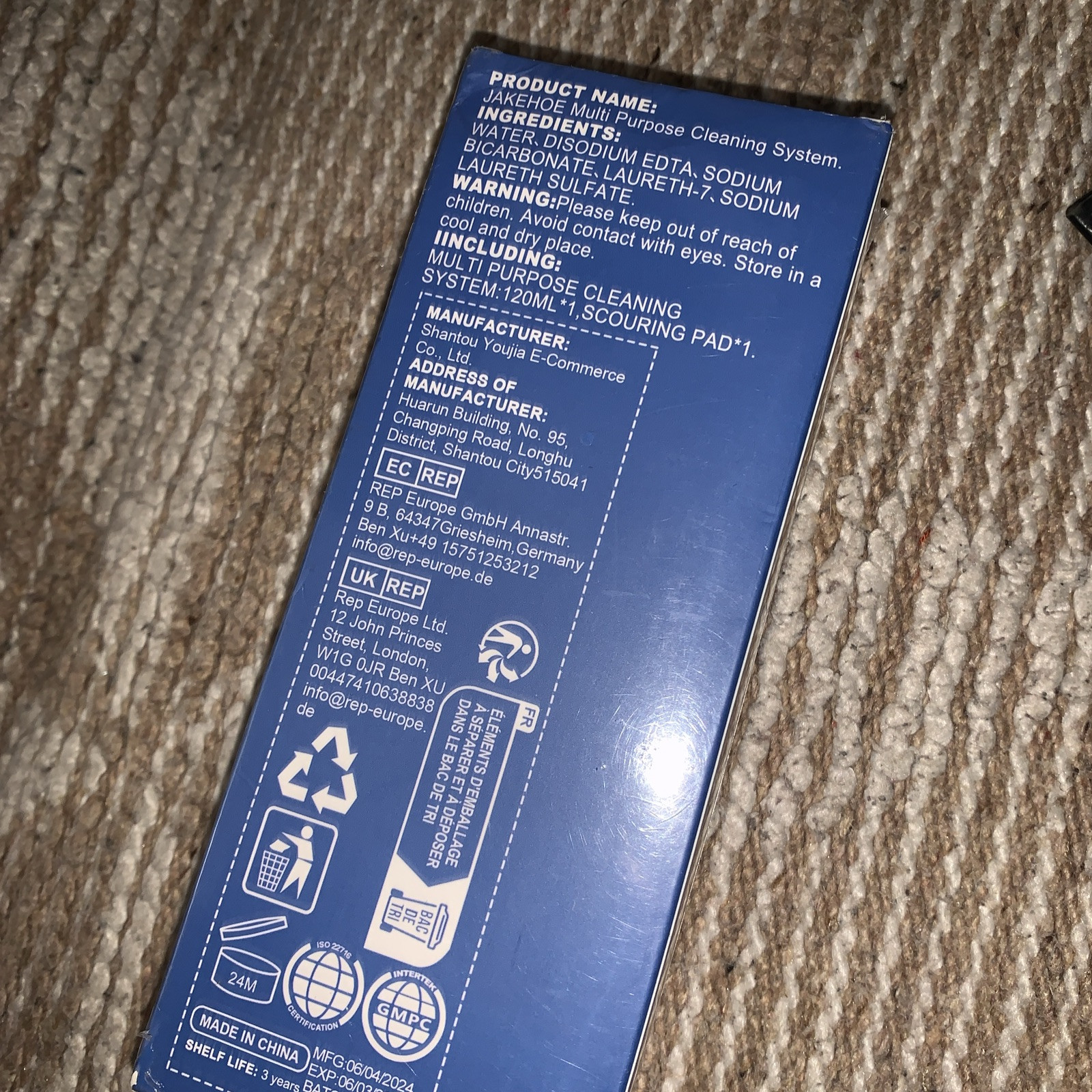 JAKEHOE Multi Purpose Cleaning System 4 Fl Oz