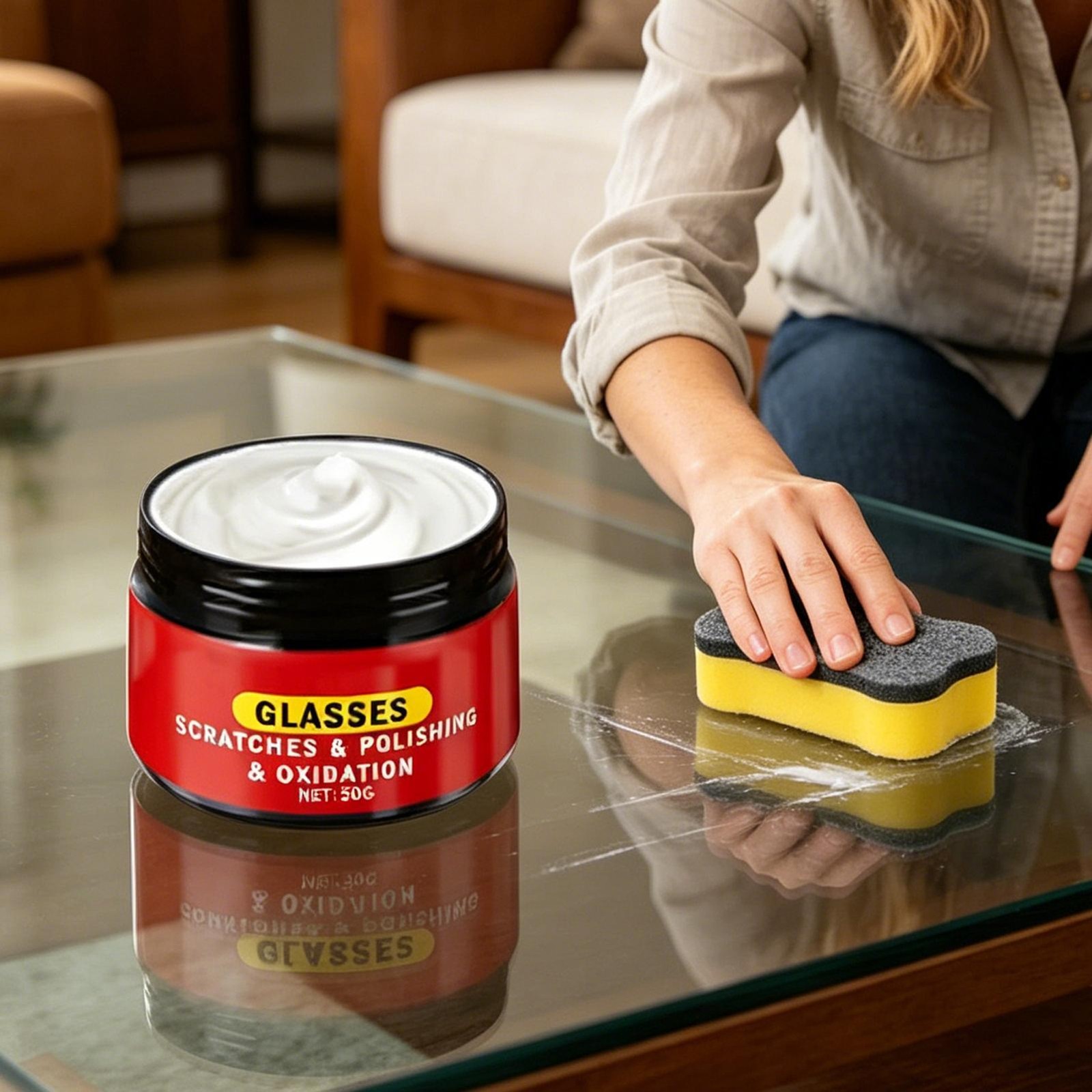 Glass & Lens Scratch Repair Kit Polish Restorer Multi Purpose Cleaner