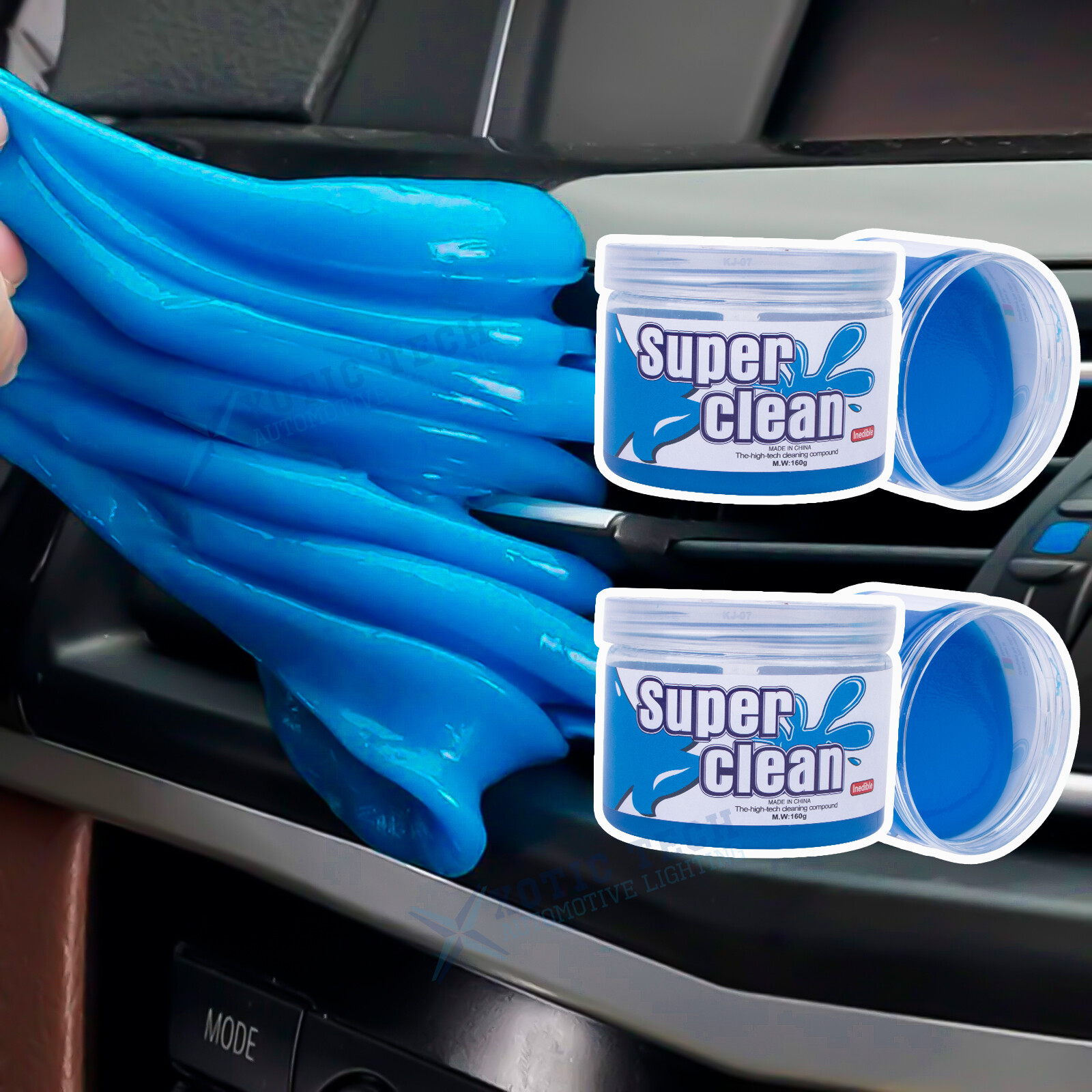 SUPER CLEAN MAGIC GEL Car & Auto Detailing Keyboard Dust Cleaner Gadget Reusable