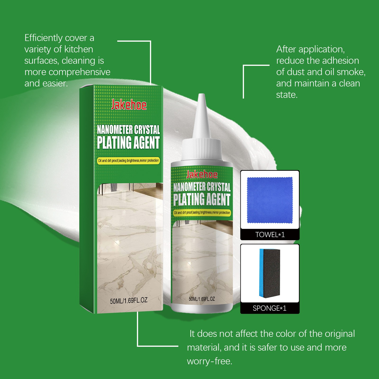 Nano Crystal Coating Agent Polishing Cleaning For Furniture Tile Granite