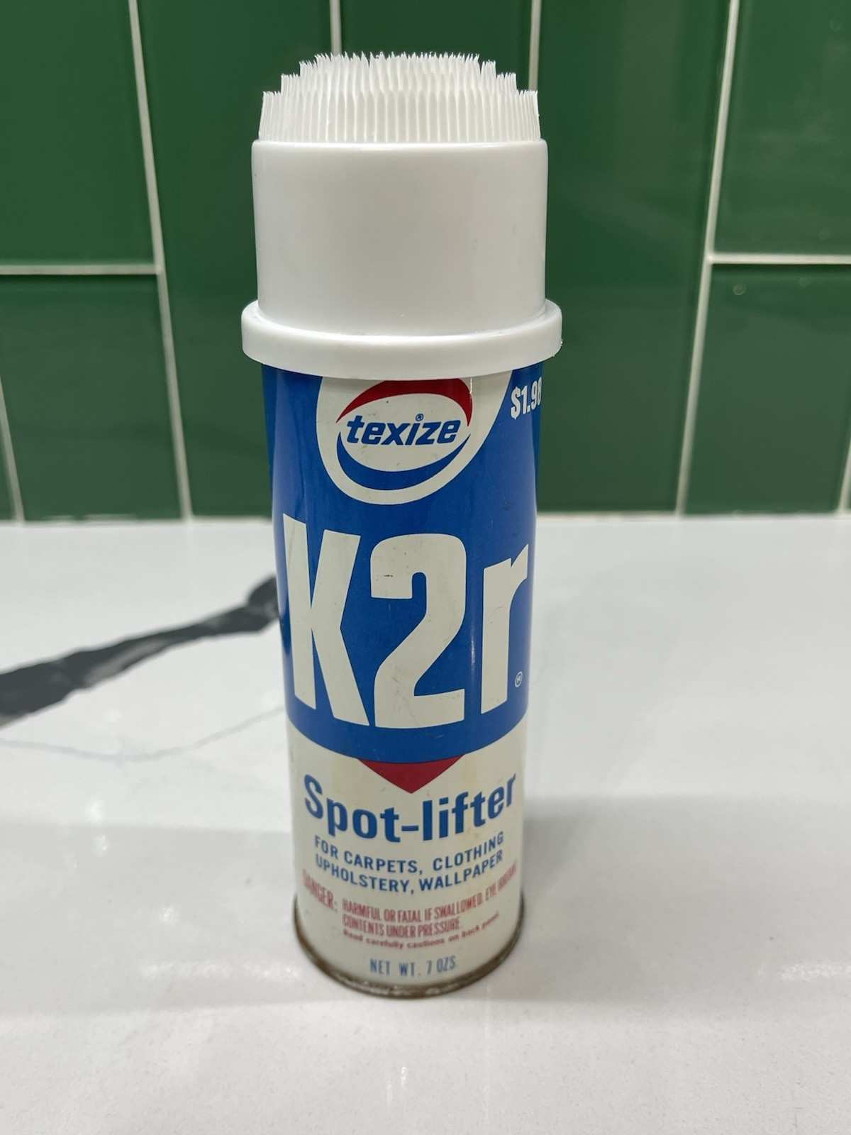 VTG 80S K2r Spot Lifter Stain Remover 6 oz Carpet Clothes MOVIE PROP -EMPTY