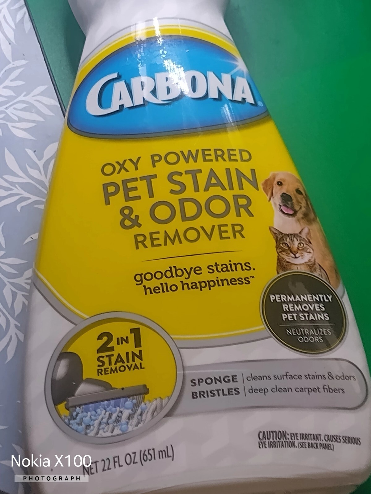 Carbona 2 in 1 Oxy-Powered Pet Stain Odor Remover Carpet Cleaner Lot Of 3. 1F2