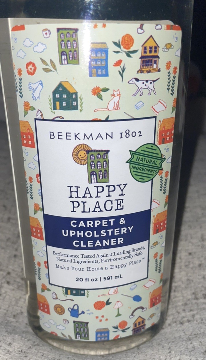 Beekman 1802 Happy Place 20 oz. Carpet and Upholstery Fabric Cleaner spray. New