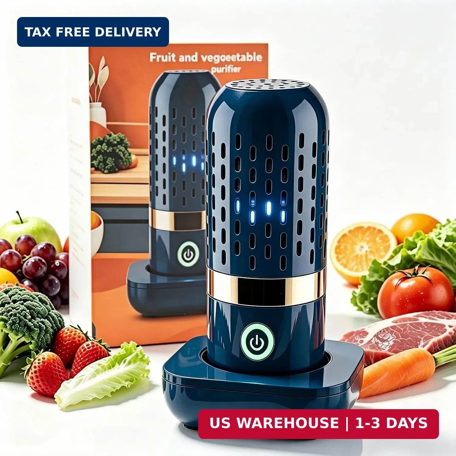 2026 New Produce Cleaner & Vegetable Cleaner with Oh-Ion Technology | Wireless R