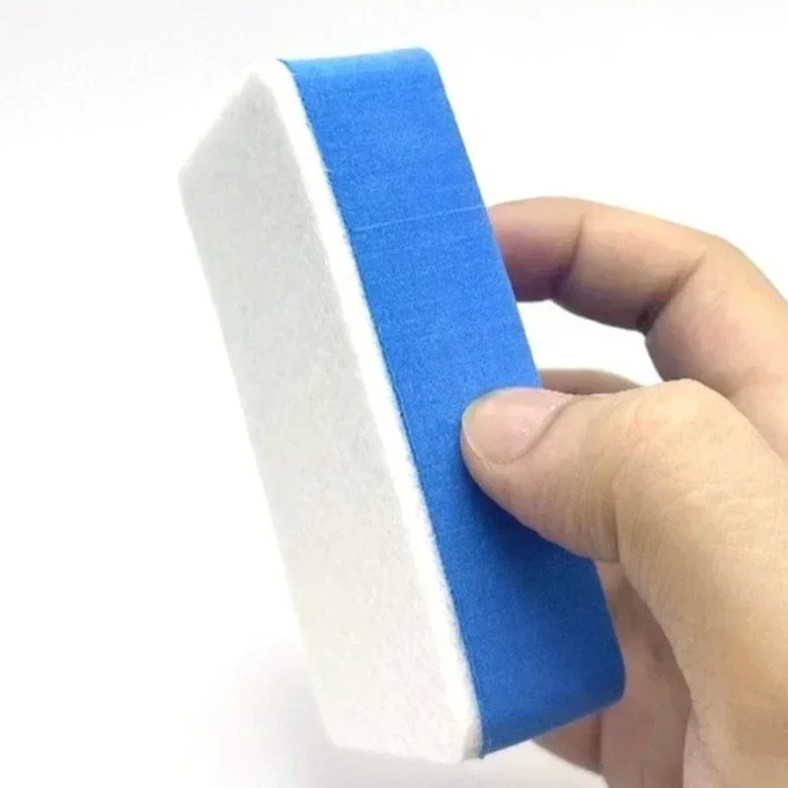 5pcs Car Glass Oil Film Cleaning Sponges–Windshield Polishing&Grease Removal Pad