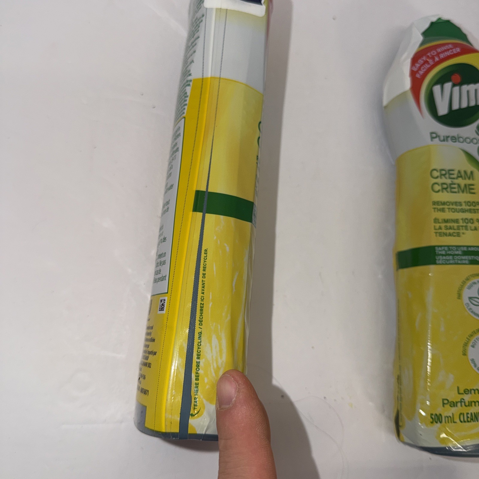 2 X Vim LEMON SCENT Multi-Purpose CREAM Cleaner 2 500ML Bottles