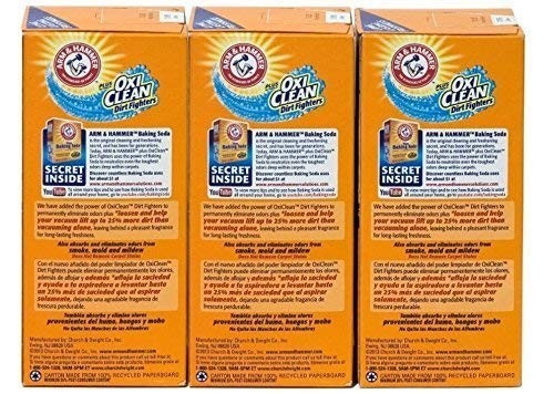 Carpet Odor Eliminator & Oxi Clean Dirt Fighters – 3 Pack, 48.9 oz Freshener