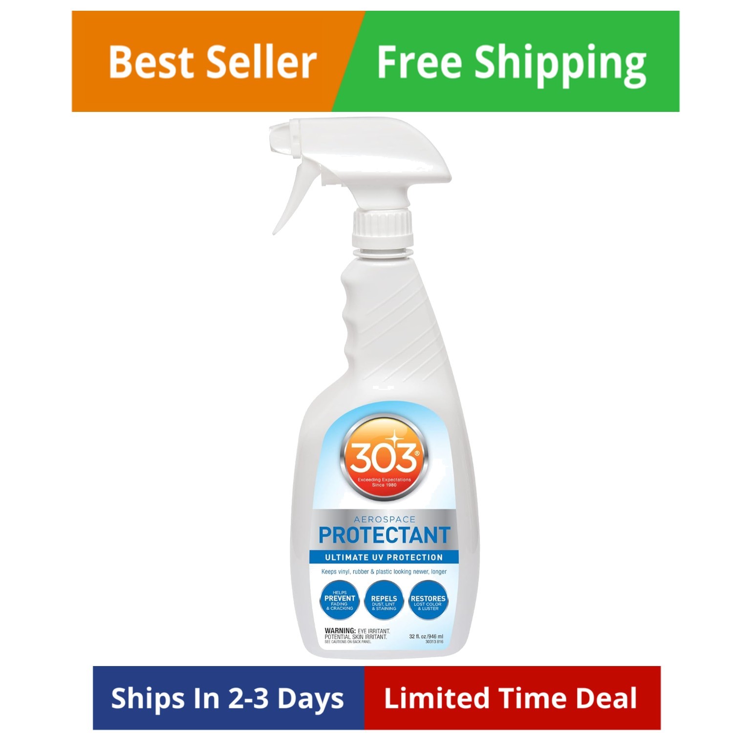 Aerospace Protectant Spray, UV Protection for Outdoor Surfaces – Protects Vin…