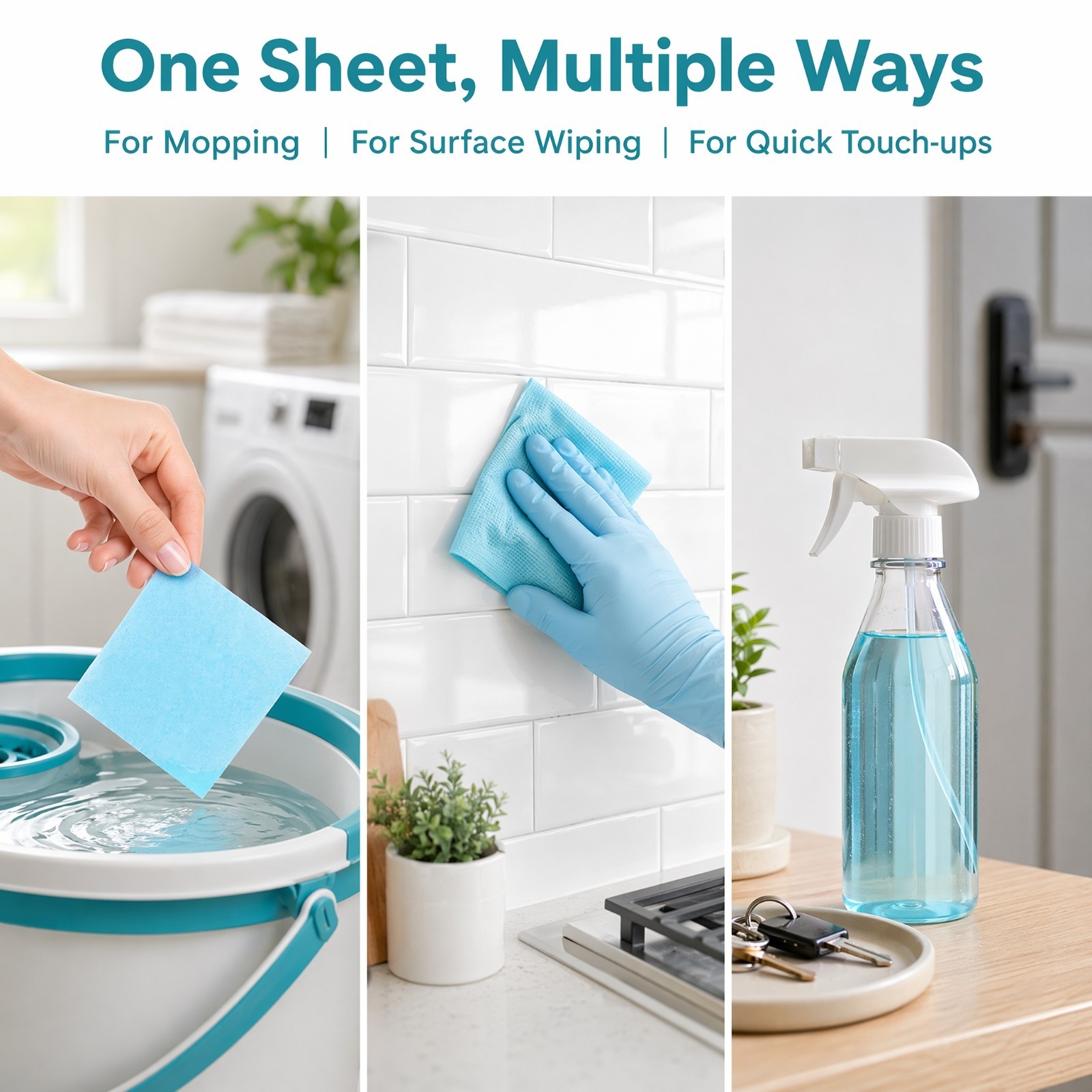 30Pcs Concentrated Floor Cleaning Tablets Multi-Surface Tile Hardwood Laminate
