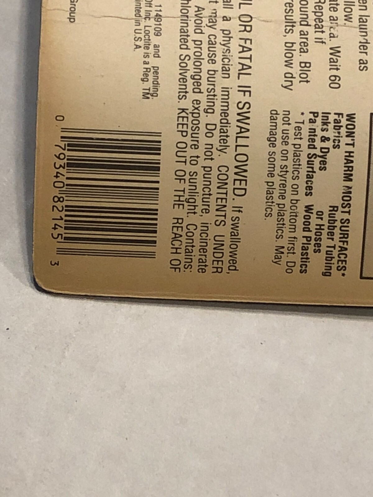 Motsenbocker’s Lift Off 123 3 Cleaners in 1 Removes Gum Stickers Stains 1 oz