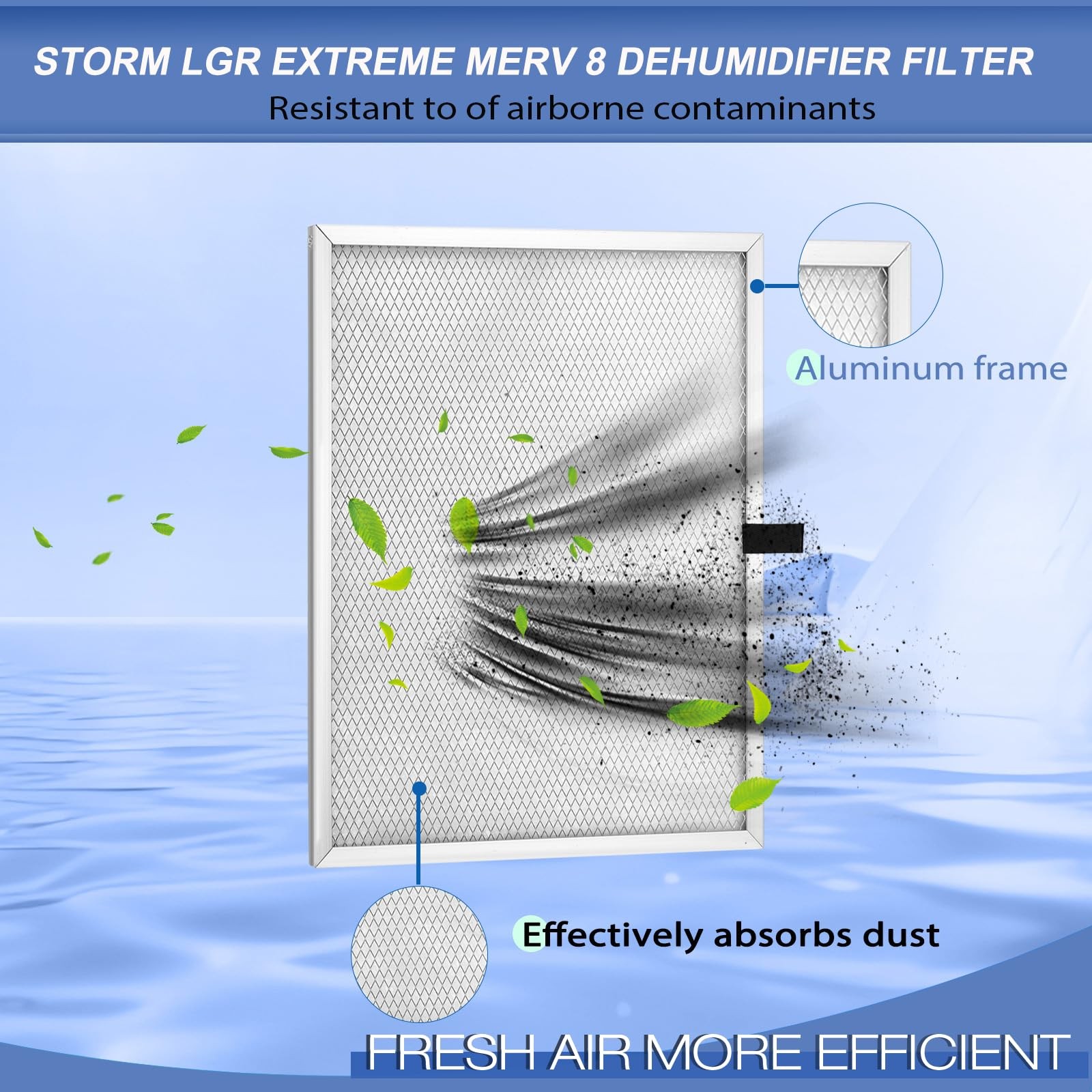 MERV 8 Dehumidifier Filter 6-Pack for ALORAIR Storm LGR – High Efficiency