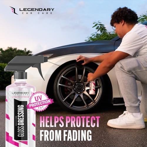 Legendary – Tire Shine Spray & Plastic Restorer – Water Gloss Dressing 16oz