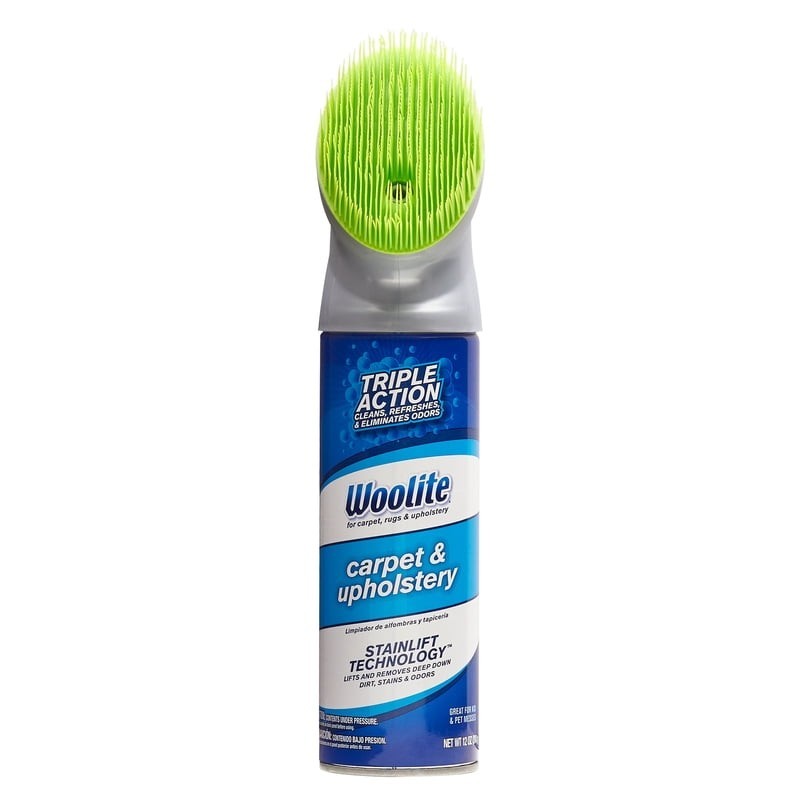 Woolite Carpet and Upholstery Cleaner 12oz Fabric Stain Remover Foam Spray