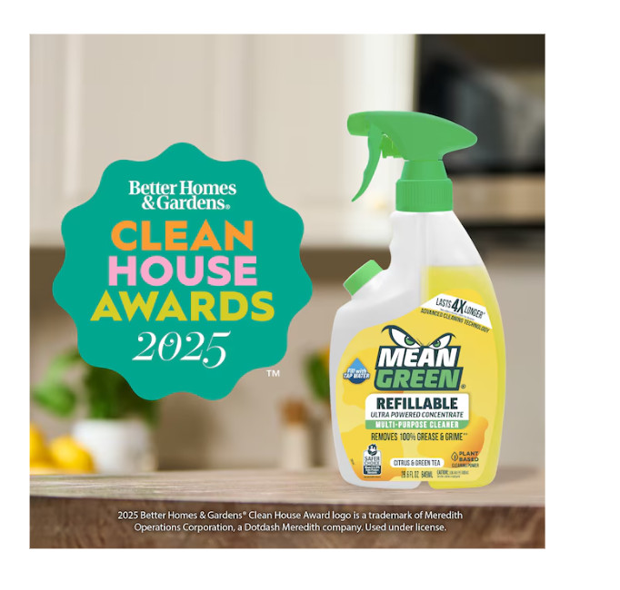 Mean Green Refillable 28.6oz Citrus Green Tea Liquid All-Purpose Cleaner